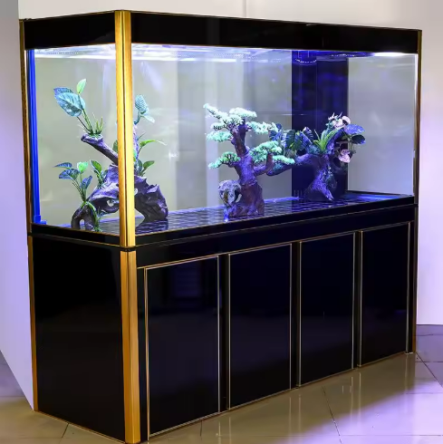 Elegant Fish Tank with Stand