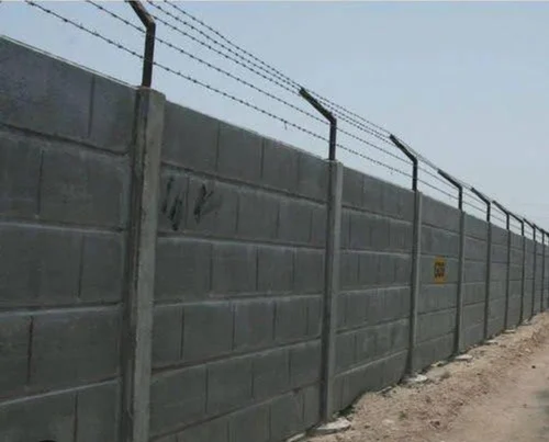 Precast Rcc Compound Wall With Fencing