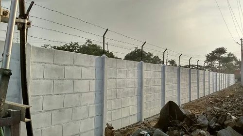 Precast Rcc Compound Wall With Fencing