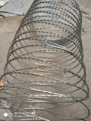 Razor Blade Coil Fencing