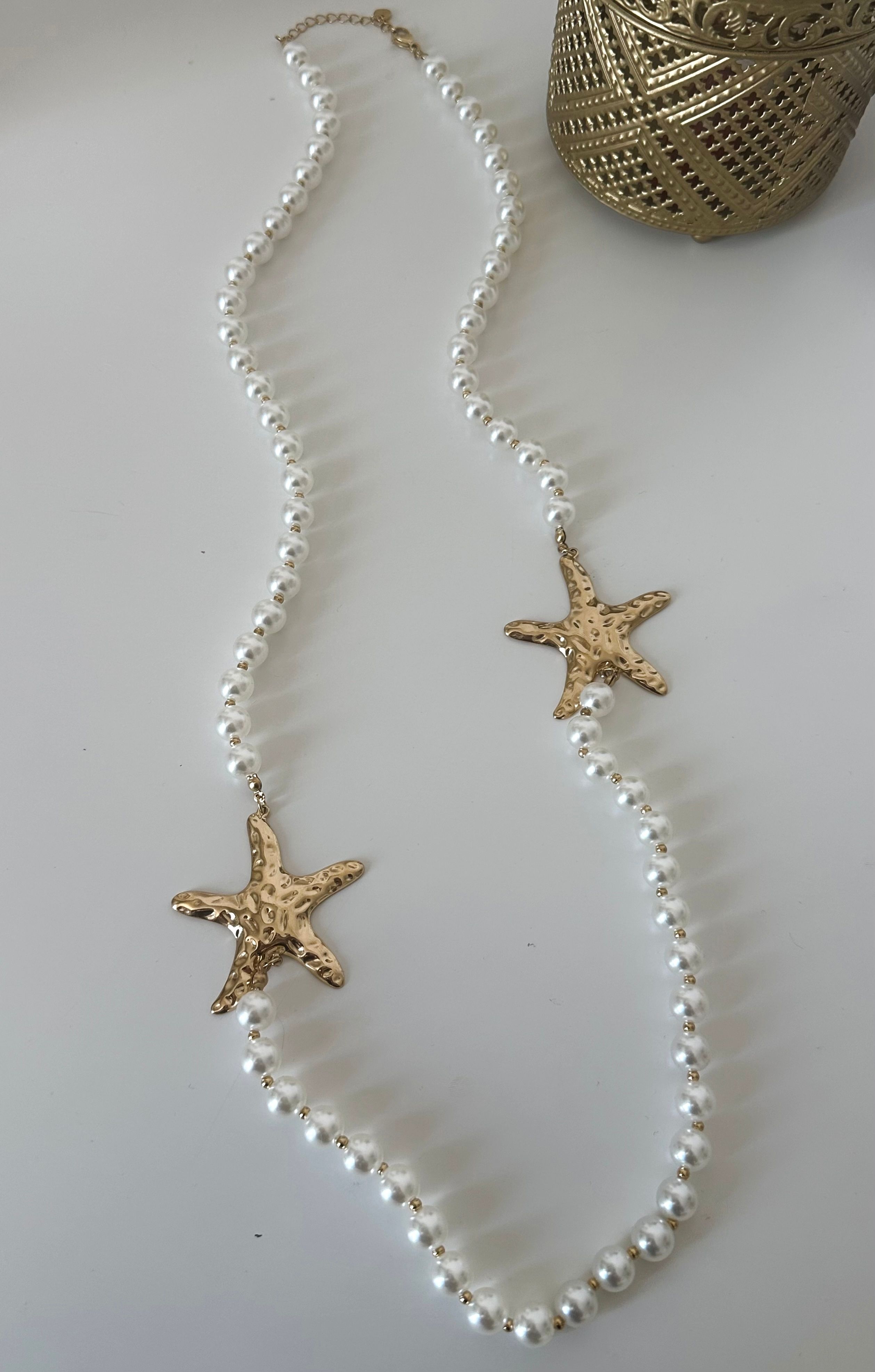 COLLIER SAUTOIR ÉTOILE DE MER