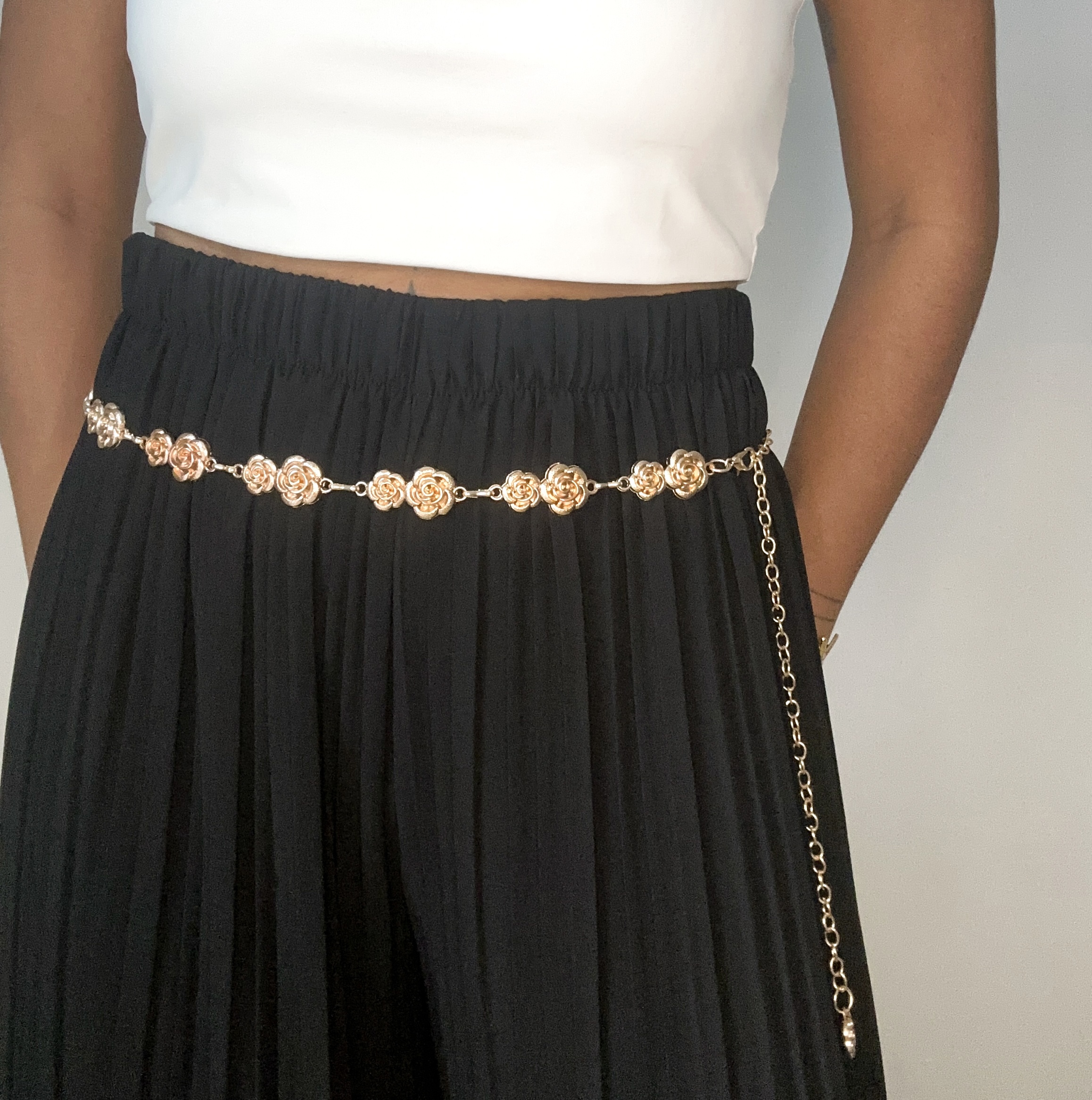 CEINTURE BIJOUX FLEURS