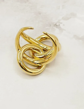 BAGUE ENTRELACÉE