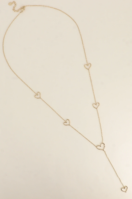 COLLIER COEUR AJOURÉS
