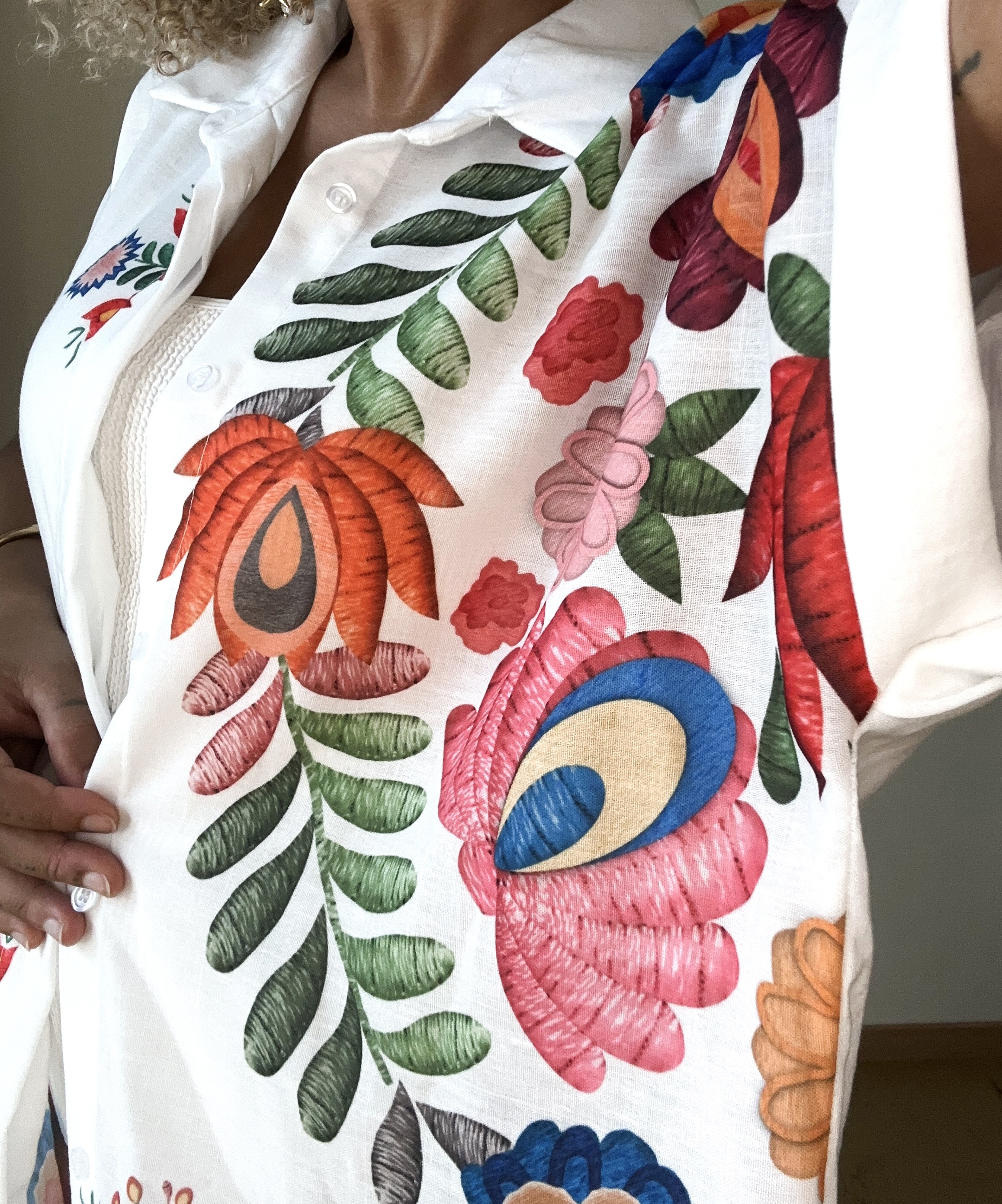 ROBE CHEMISE IMPRIMÉE 🏖️