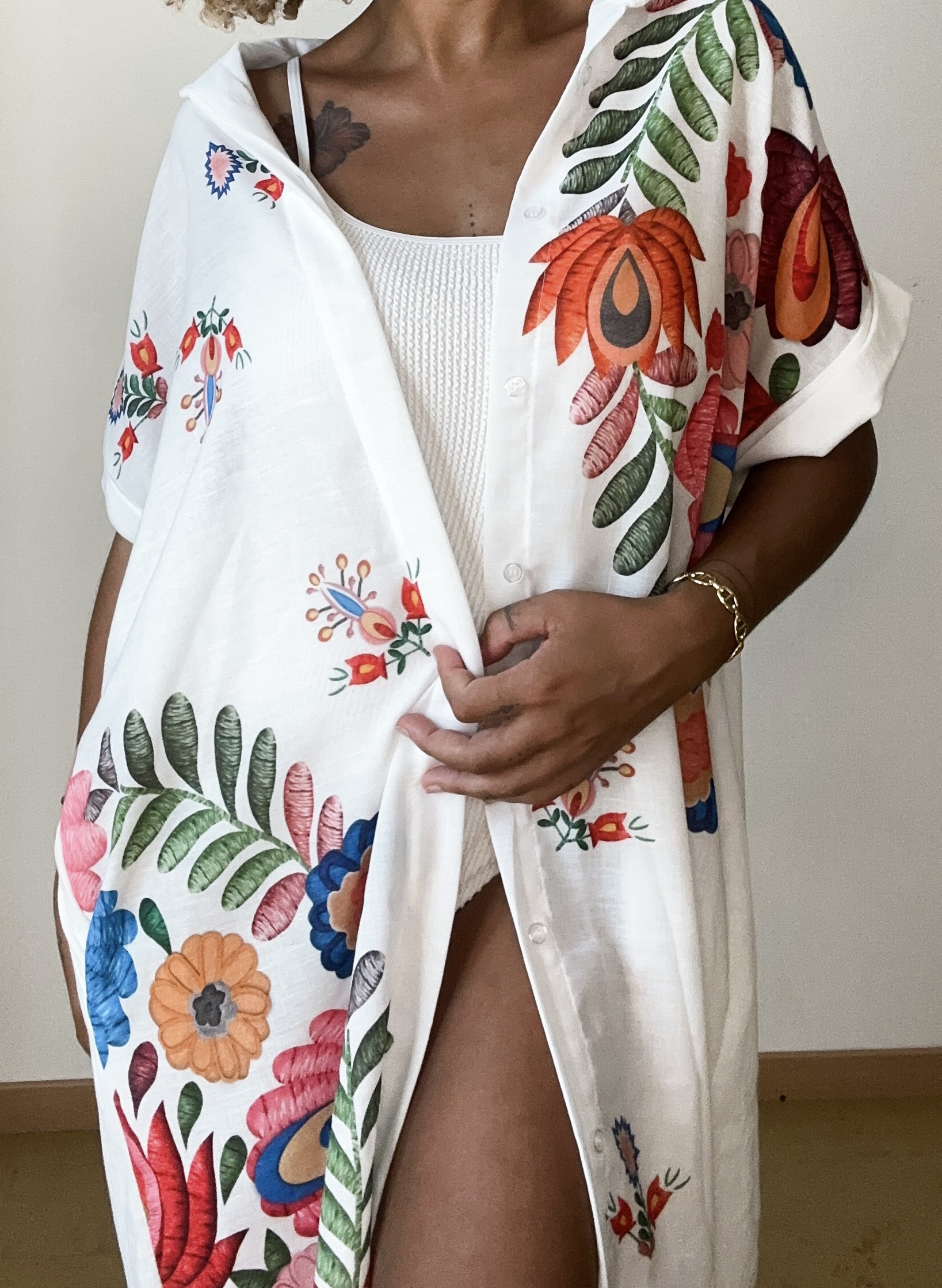 ROBE CHEMISE IMPRIMÉE 🏖️