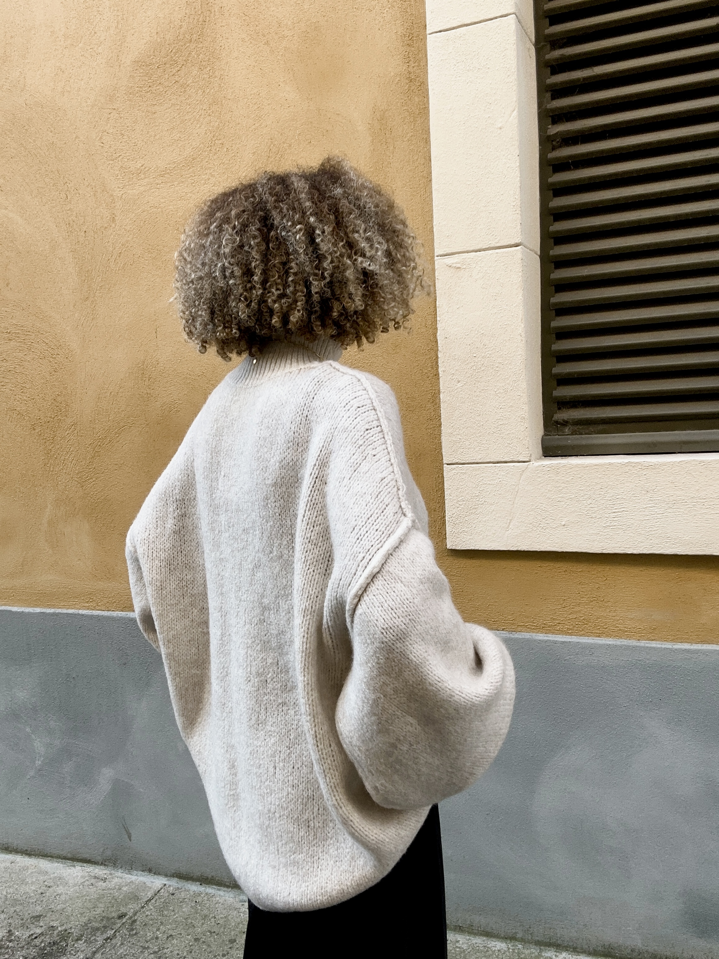 PULL MAXI OVERSIVE ÉCRU