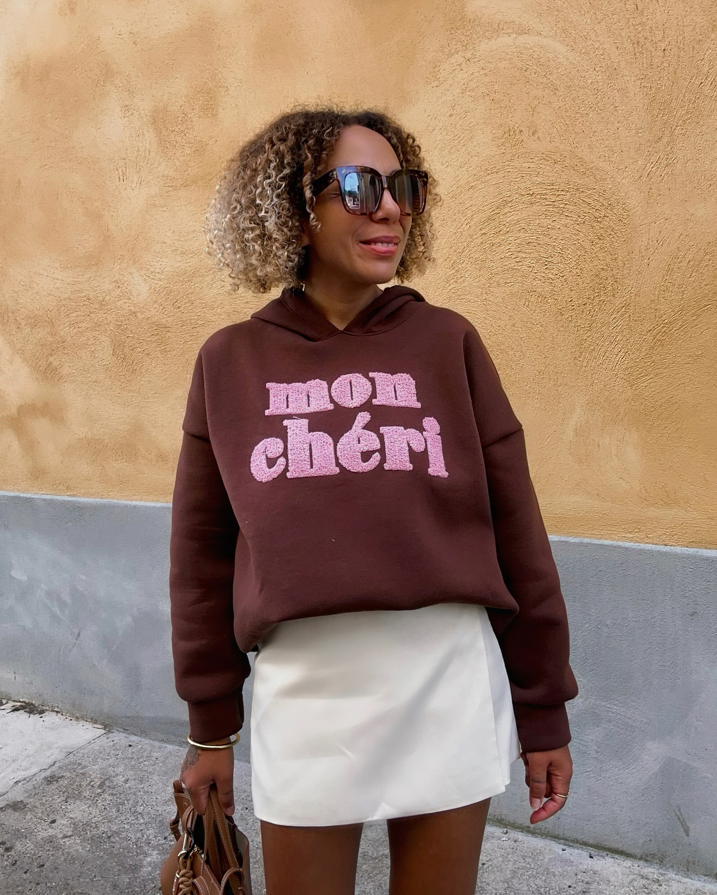 JUPE SHORT BLANC CASSÉ
