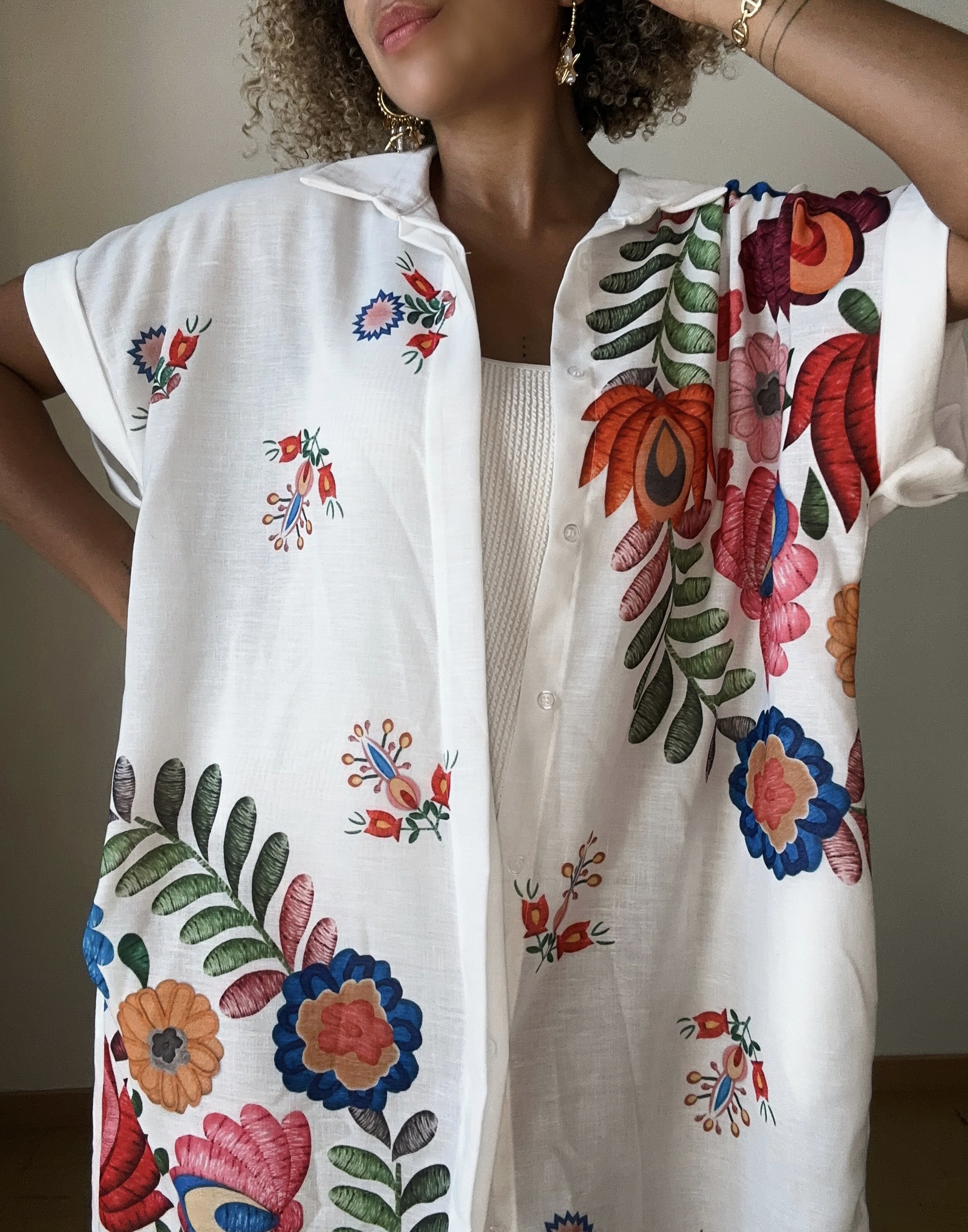 ROBE CHEMISE IMPRIMÉE 🏖️