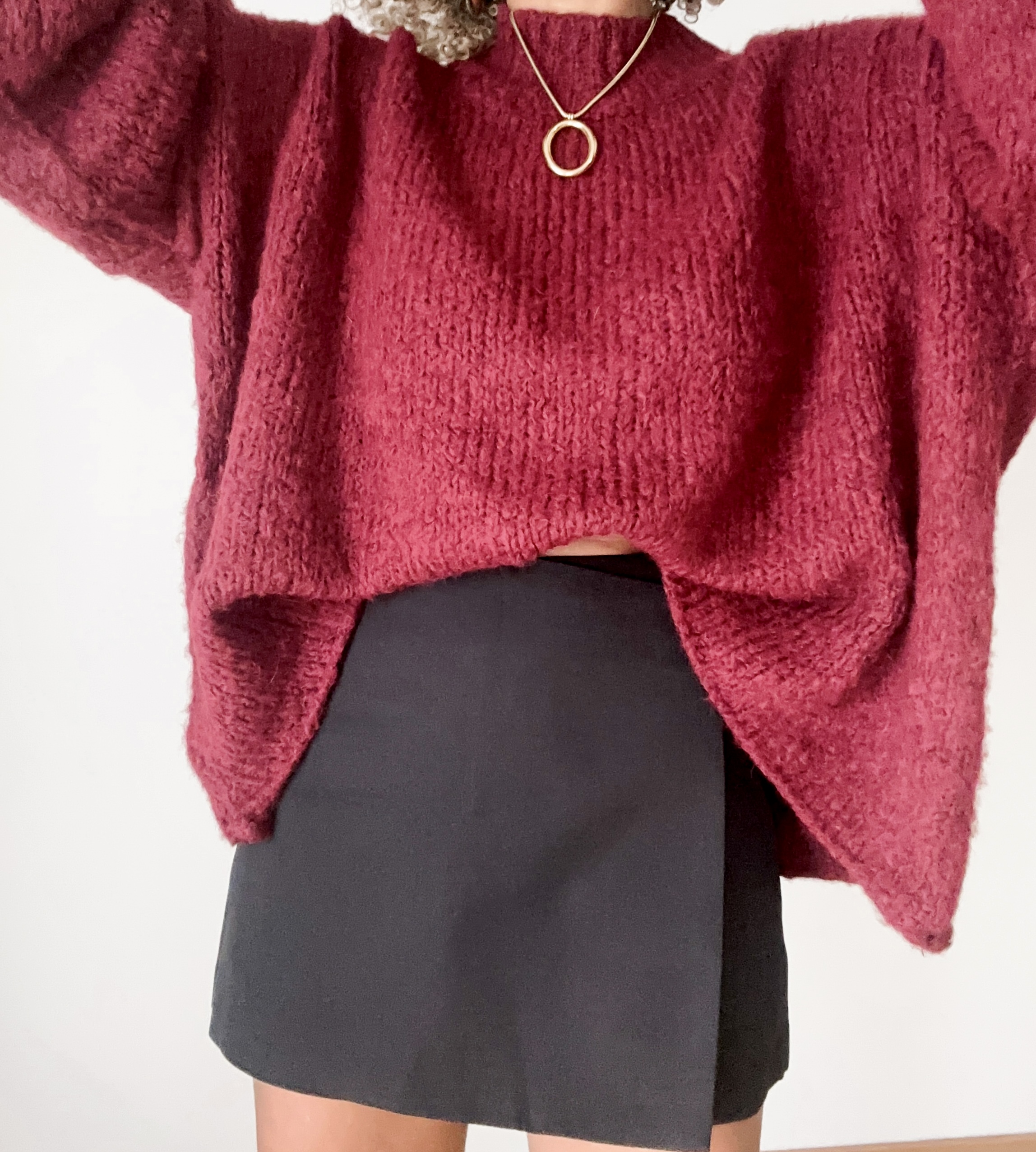JUPE SHORT NOIR