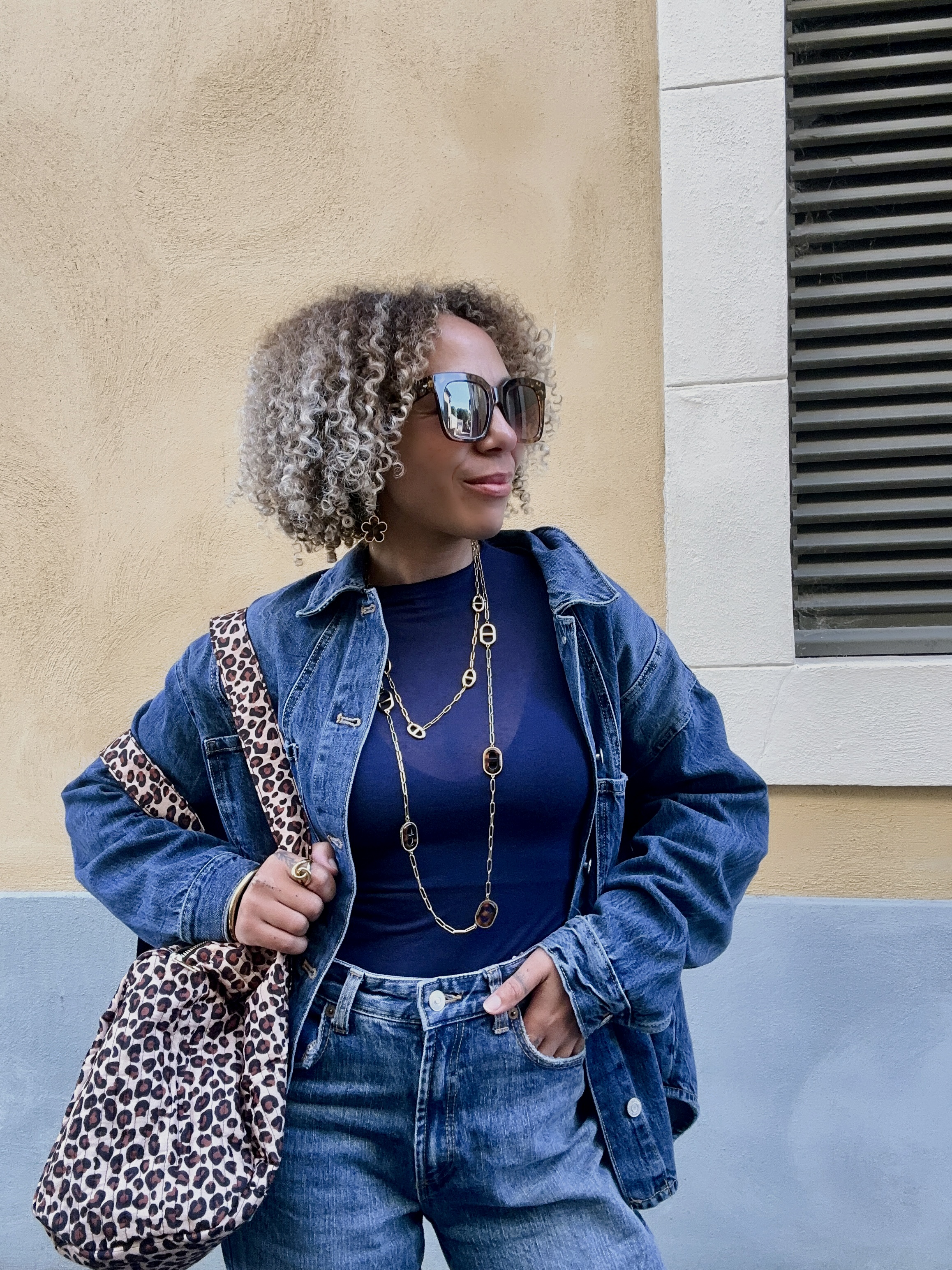 SOUS PULL CACHEMIRE COL ROND MARINE