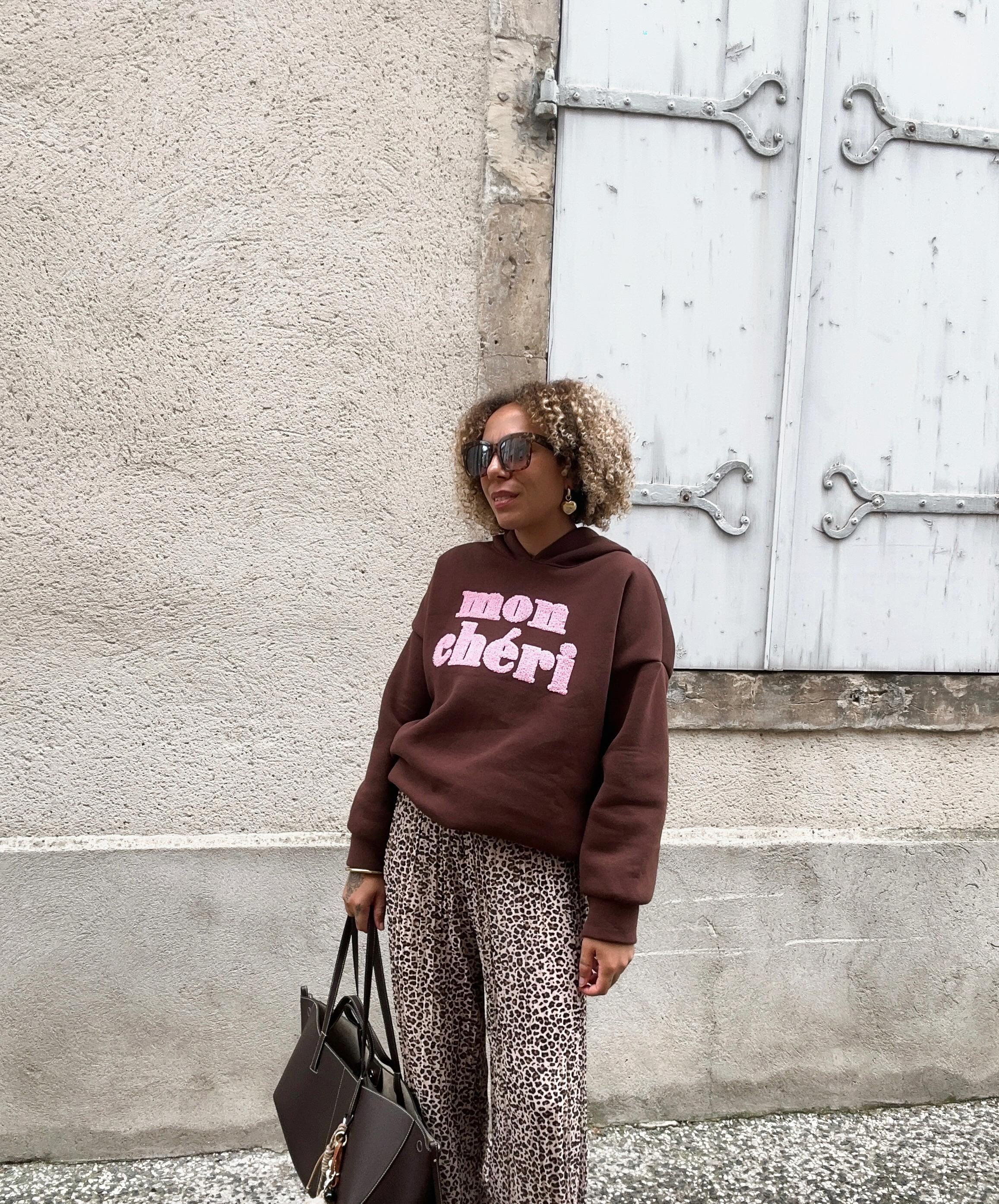 PANTALON PLISSÉ LÉOPARD