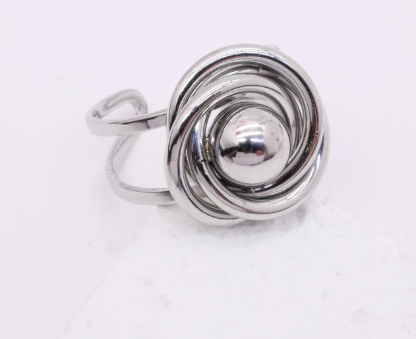 BAGUE MILO ARGENT