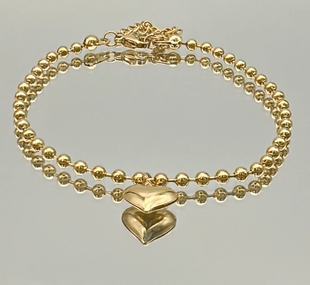 CHAINE DE CHEVILLE LILY OR