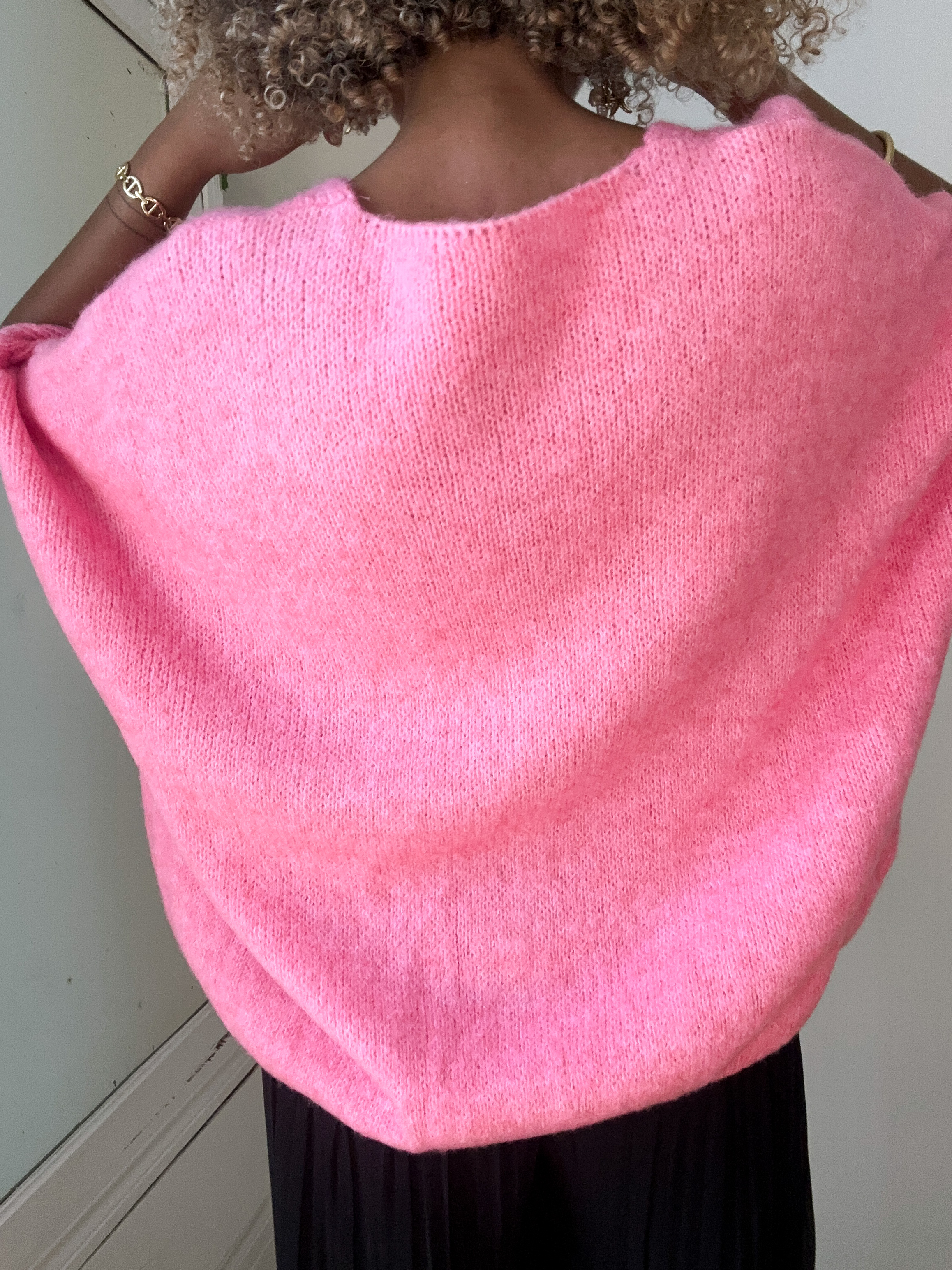 CARDIGAN ROSE OVERSIZE