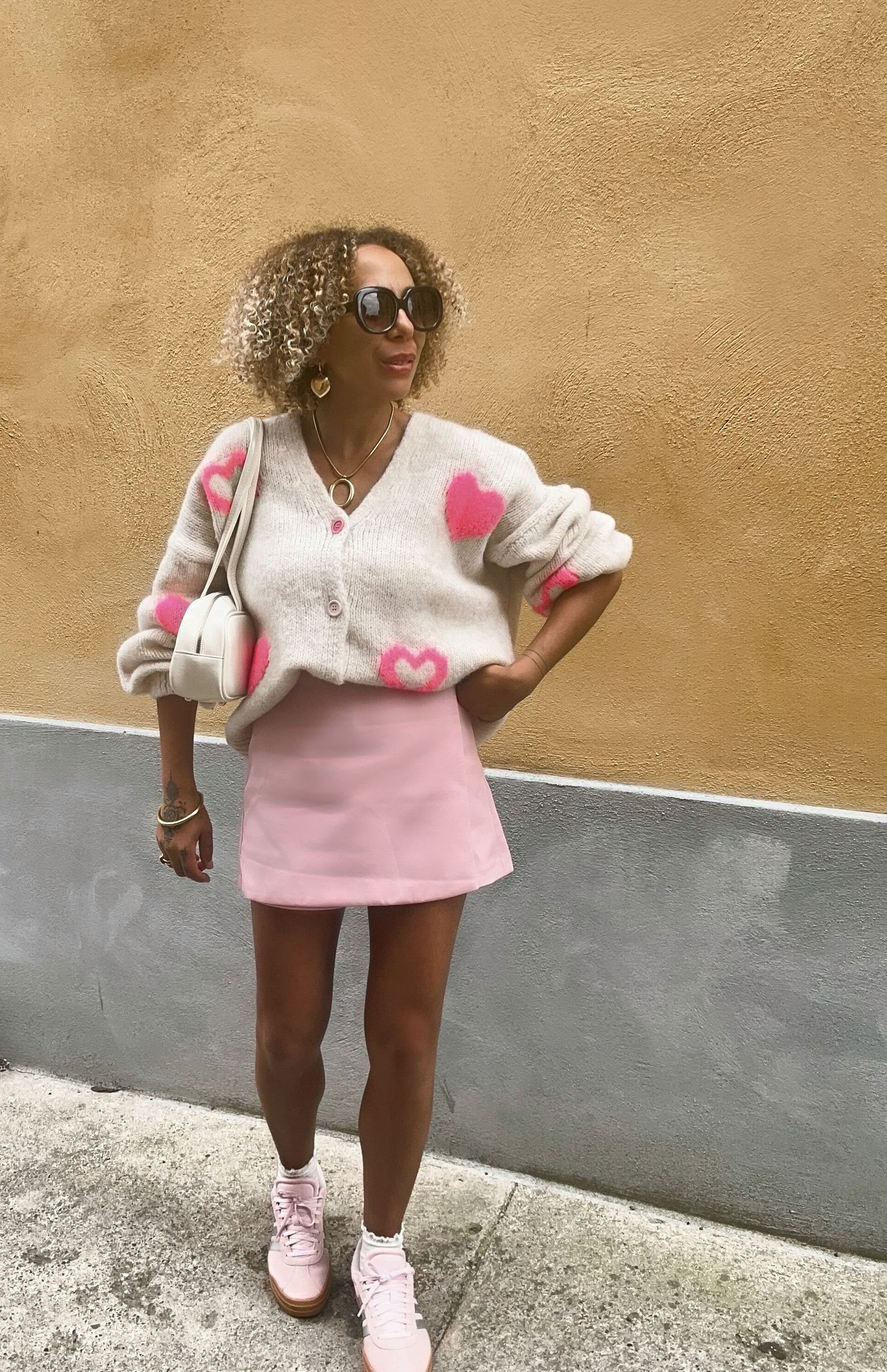 JUPE SHORT ROSE