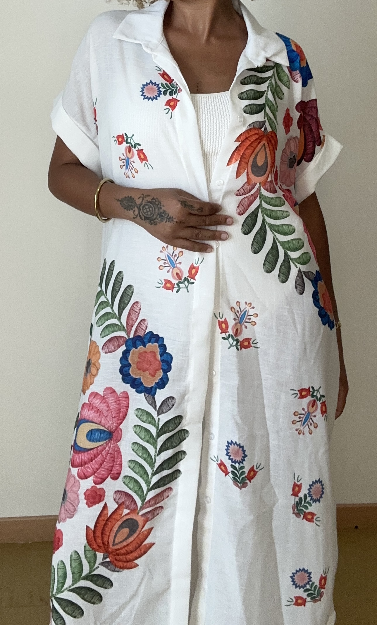 ROBE CHEMISE IMPRIMÉE 🏖️