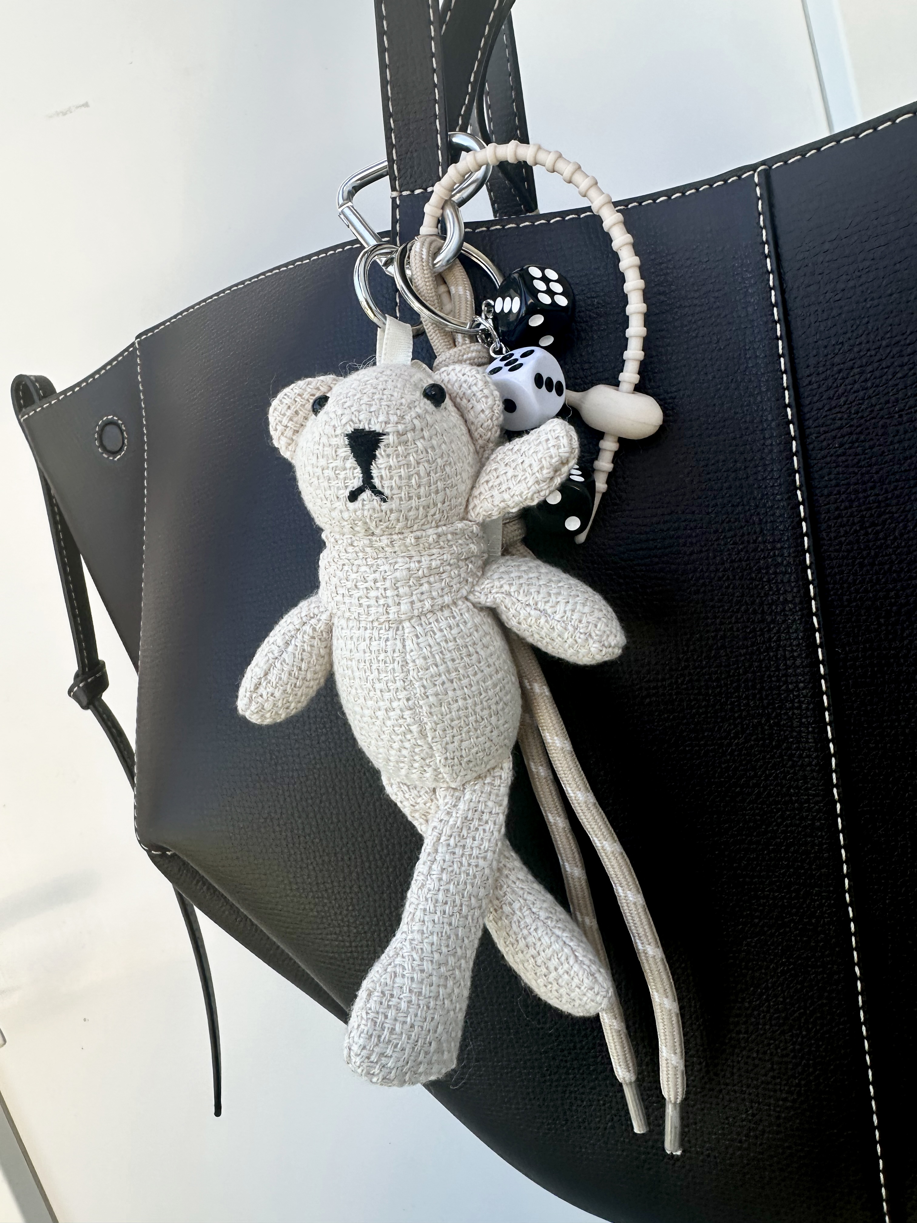 GRIGRI DE SAC OURS BLANC