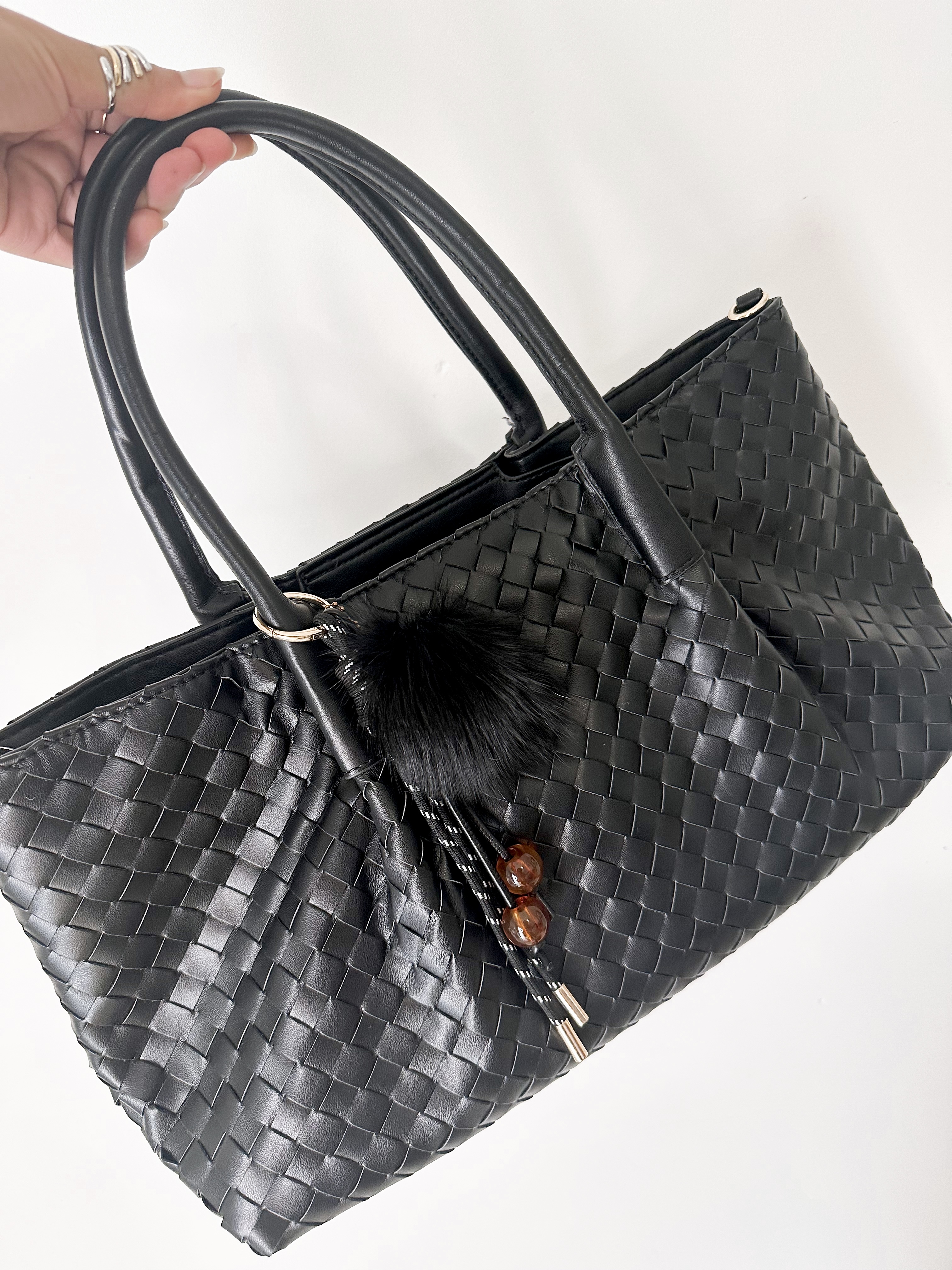 SAC INTRECCIATO NOIR