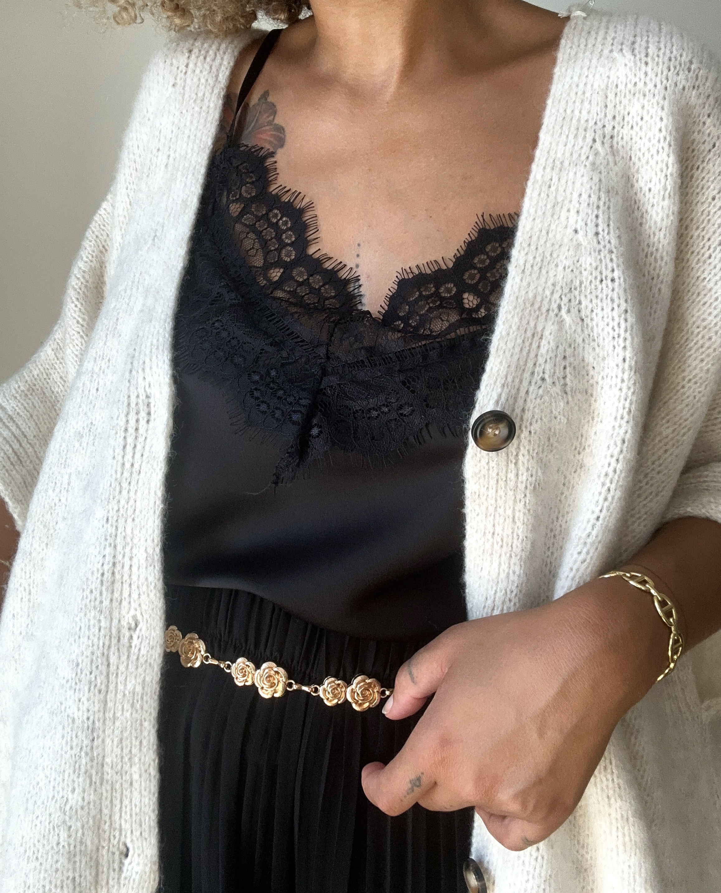 TOP DENTELLE NOIR 