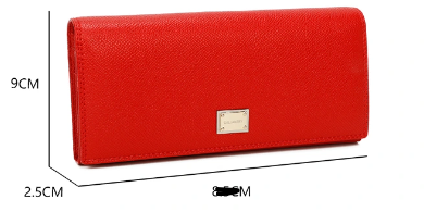 PORTEFEUILLE ÉLÉGANT ROUGE