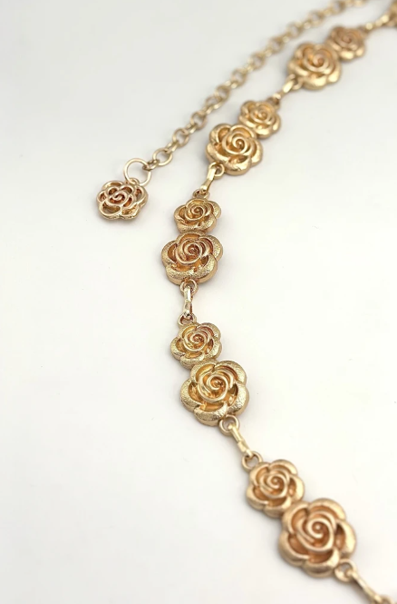 CEINTURE BIJOUX FLEURS