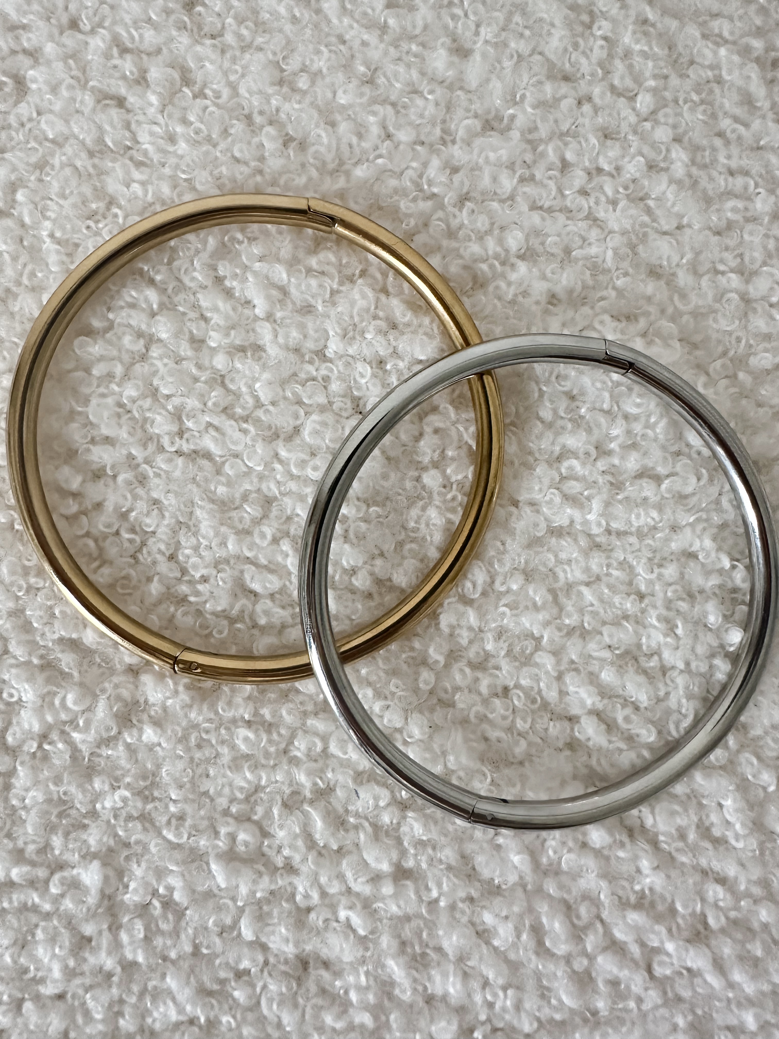 LOT JONC OR ARGENT 