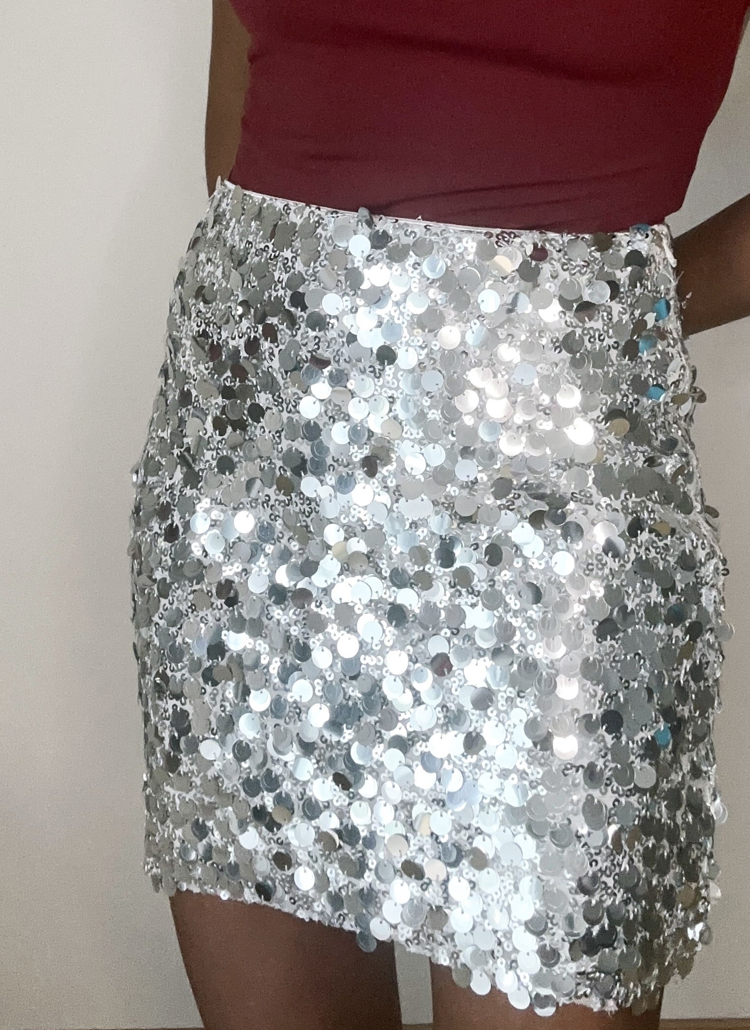 JUPE À PAILLETTES
