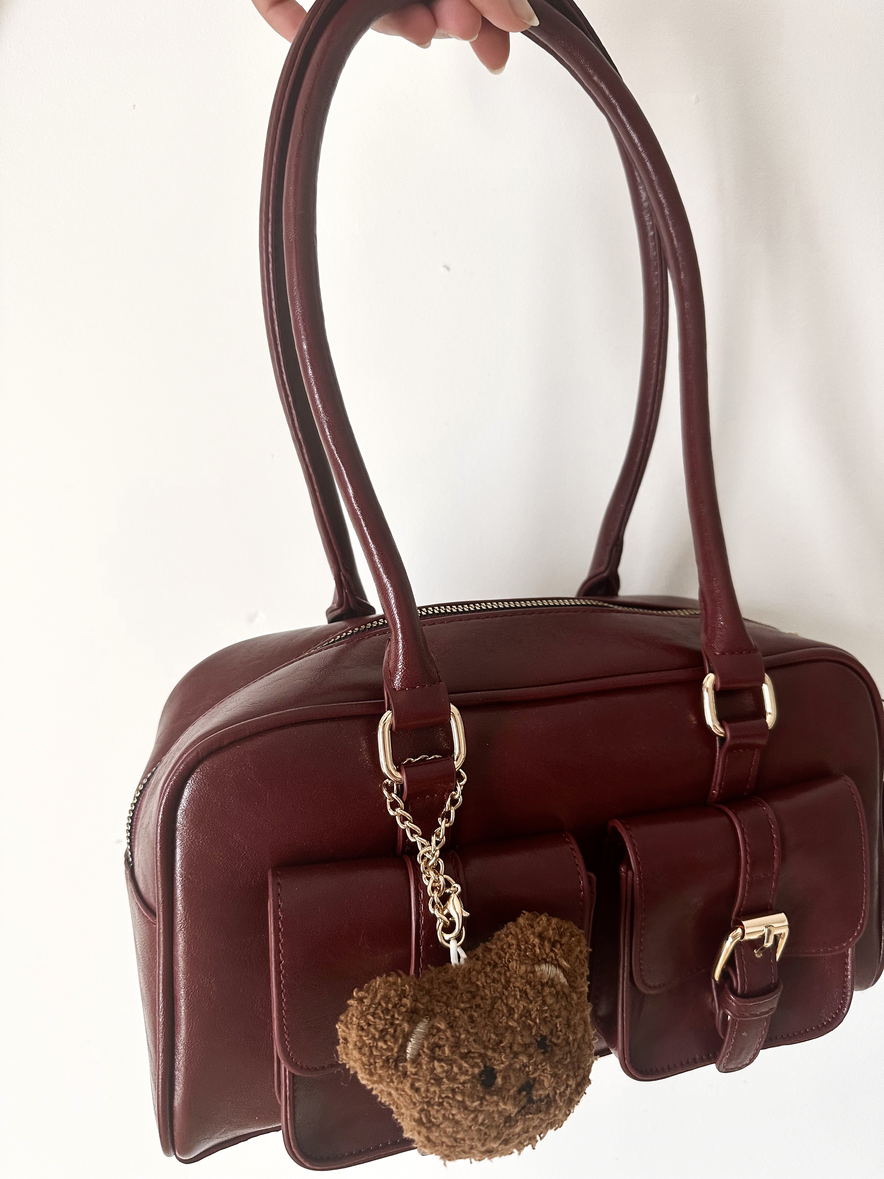 SAC TEDDY BORDEAUX