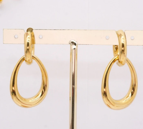 BOUCLES MINIMALISTES OR