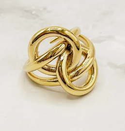 BAGUE ENTRELACÉE