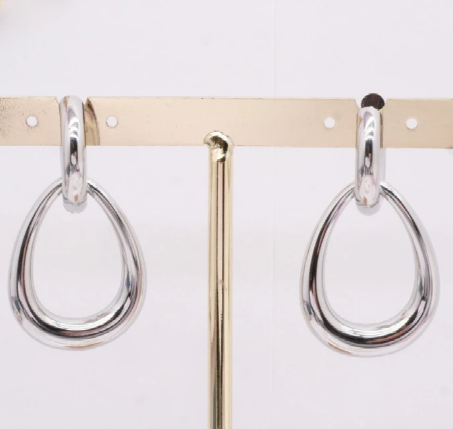 BOUCLES MINIMALISTES ARGENT