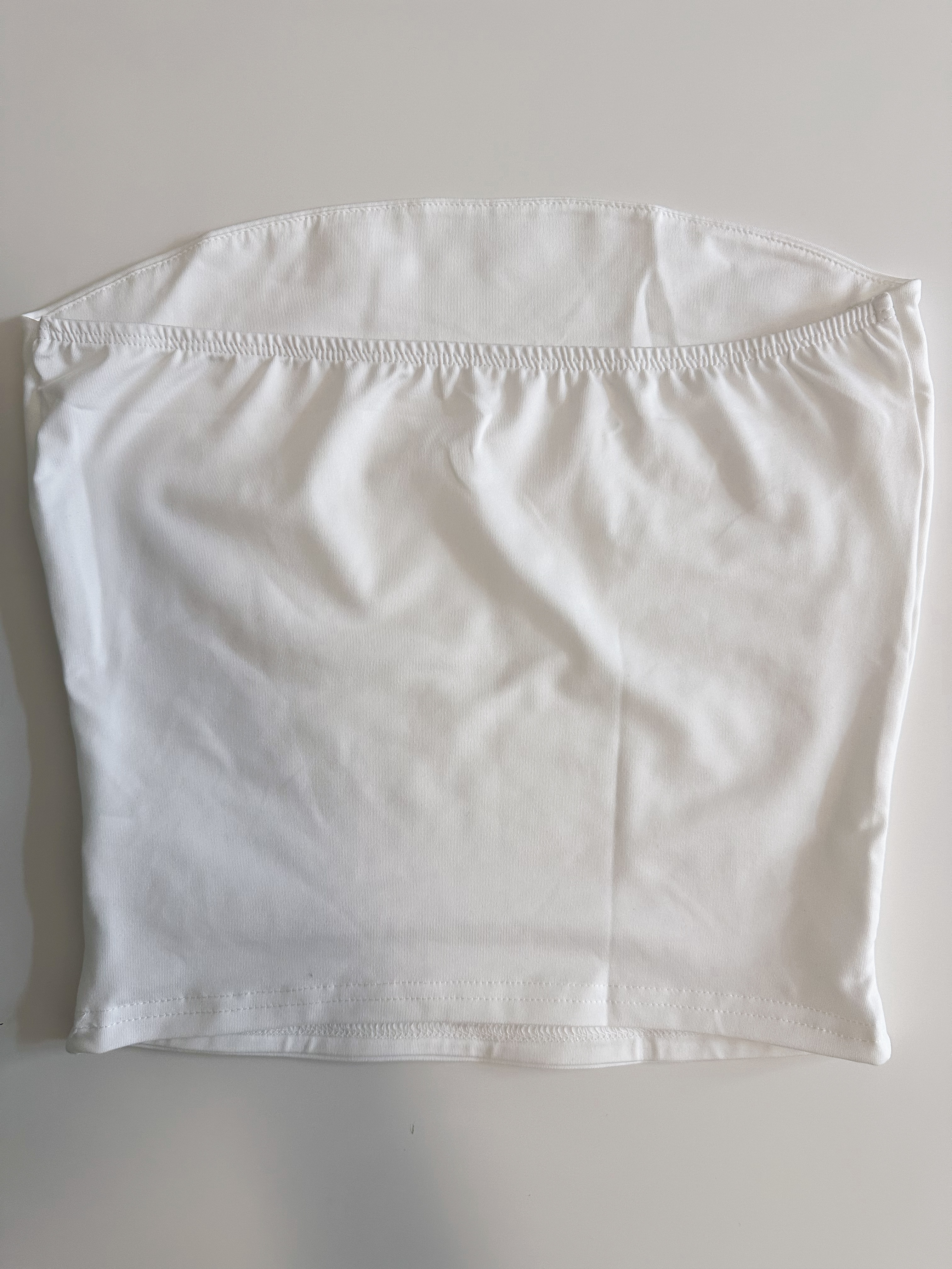TOP BUSTIER BLANC
