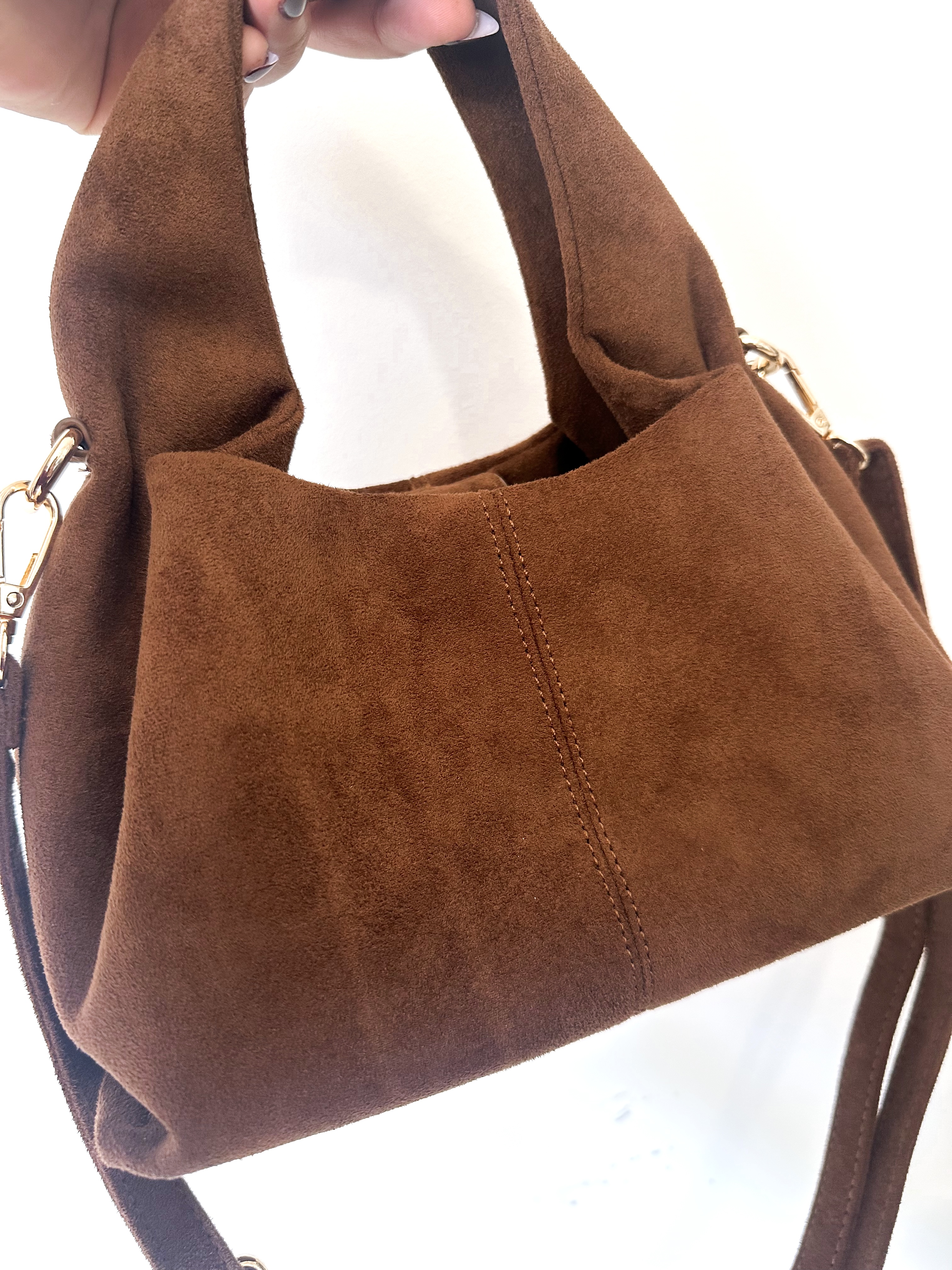 SAC SUÉDINE CAMEL