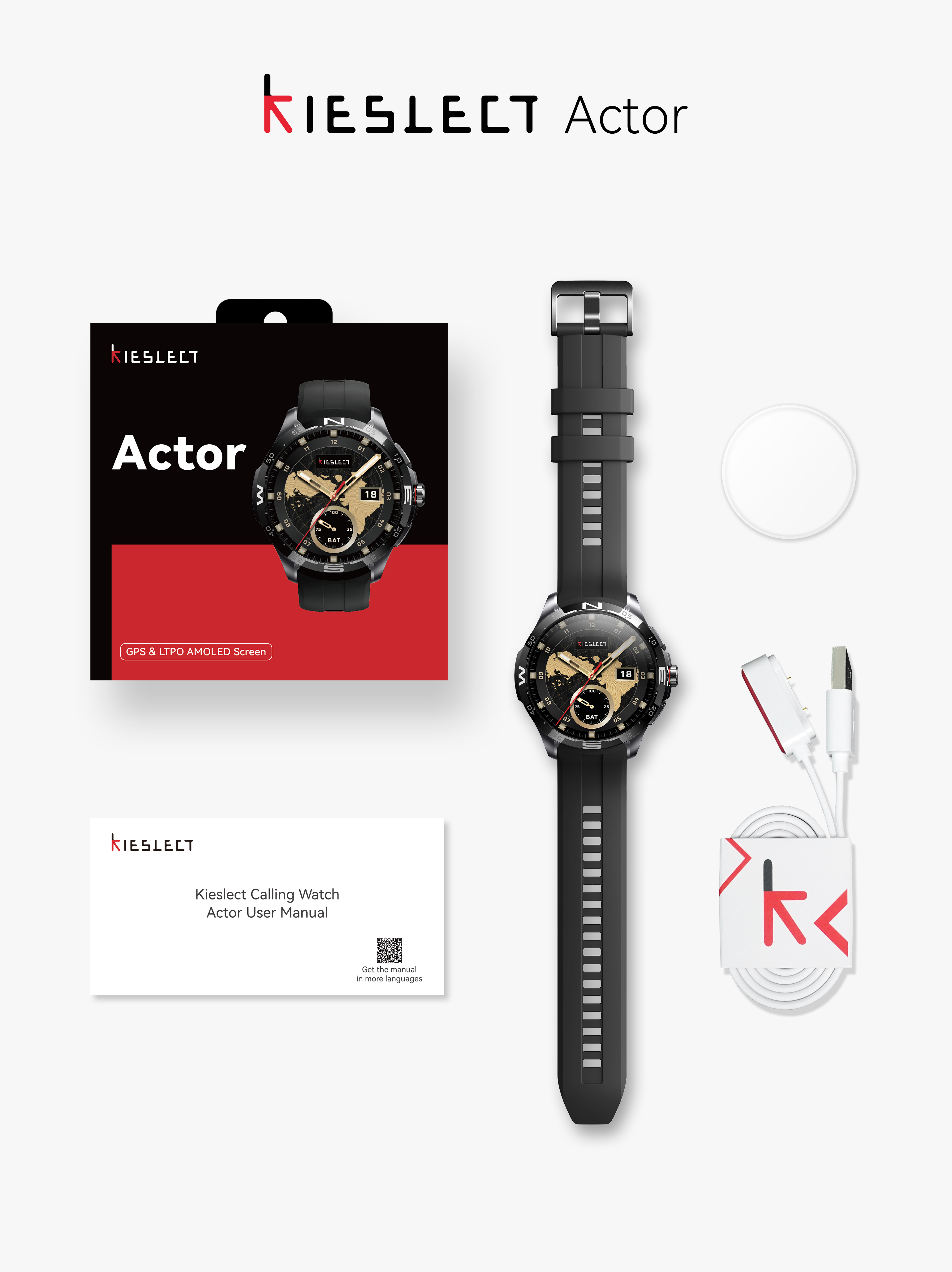 Kieslect Actor Smart Calling Watch