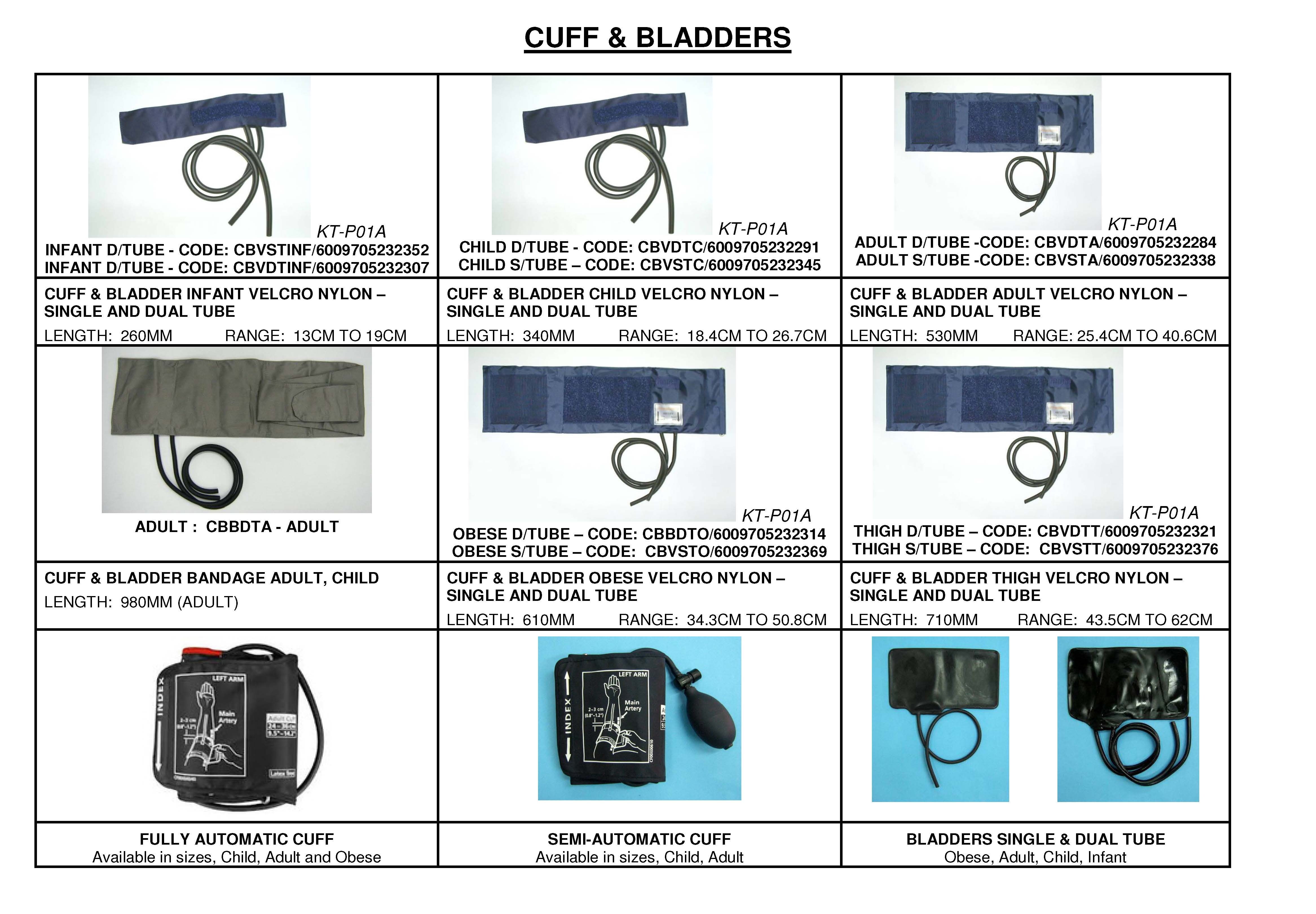 Cuff & Bladders