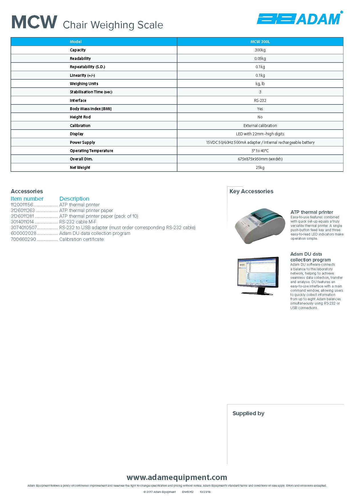 MCW Chair Weighing Scale