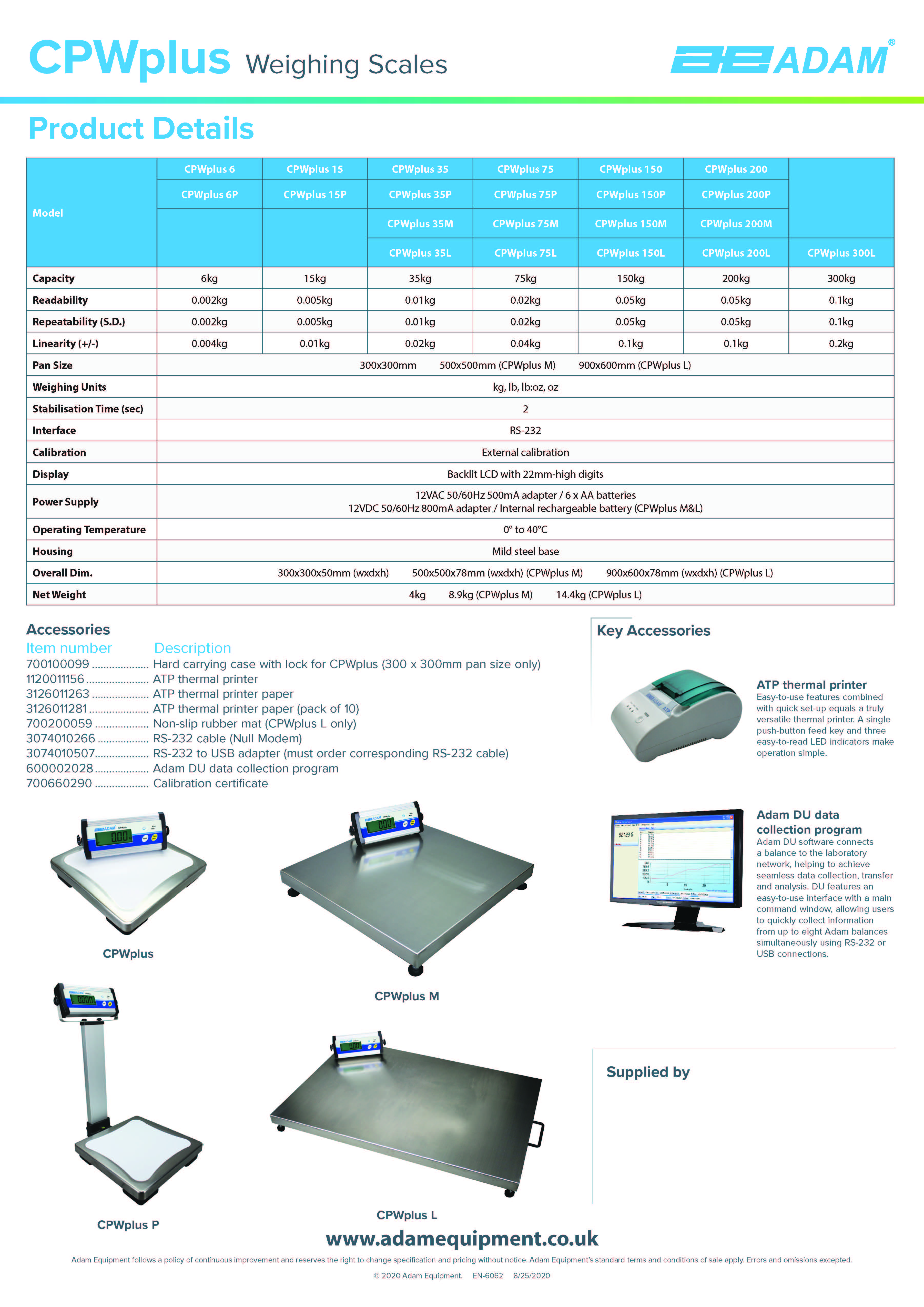 CPWplus Weighing Scales