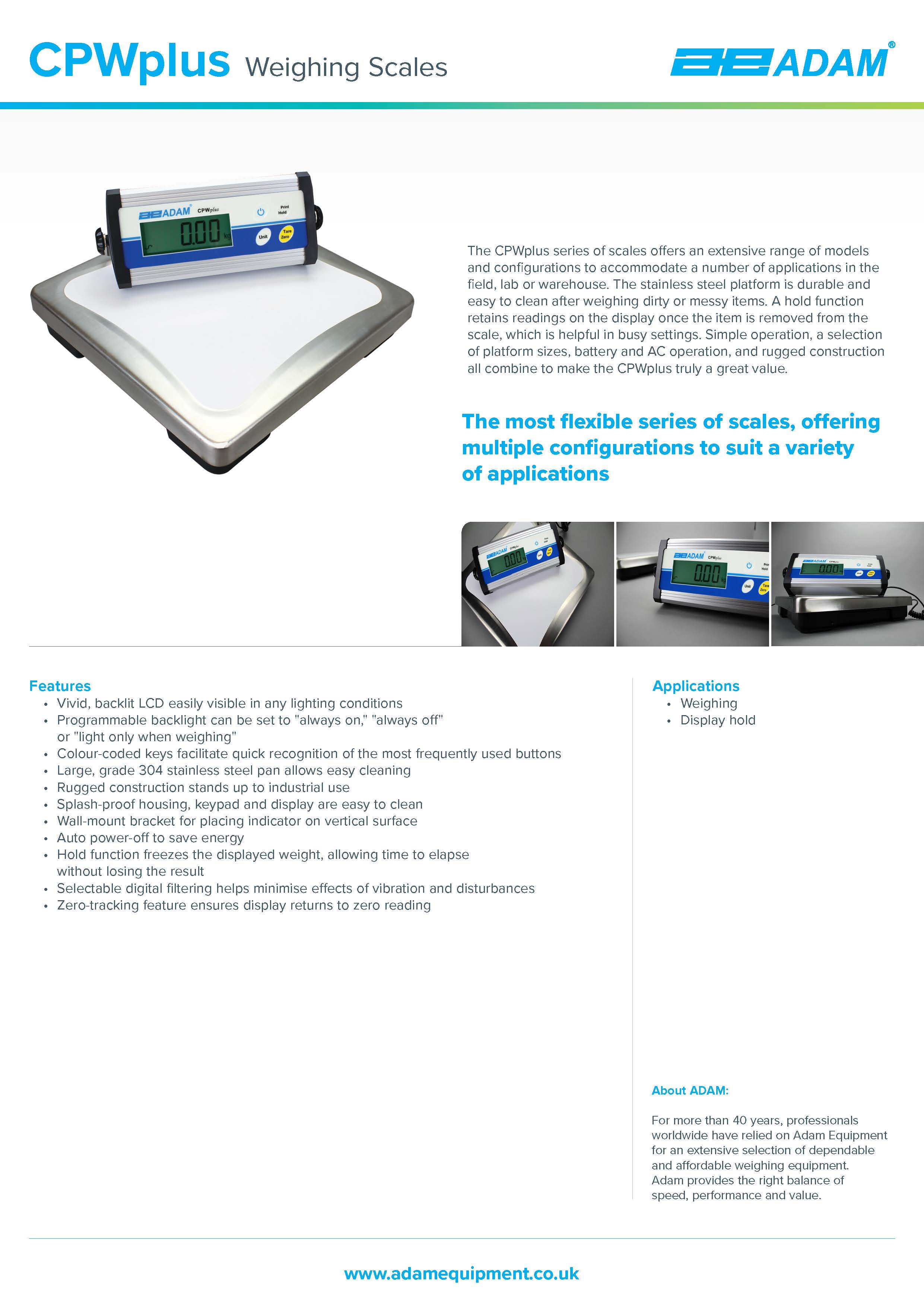 CPWplus Weighing Scales