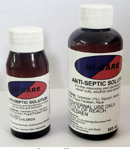 Antiseptic Solution – 50ml & 100ml