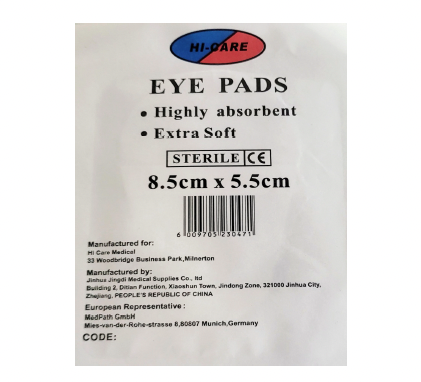 HI-CARE Eye Pads (50’s)