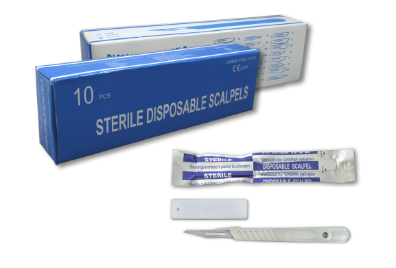 Sterile Disposable Scale Blades And Handles (Sizes 10 – 25)