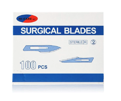 HI-CARE Surgical Blades (Carbon Steel 100's)