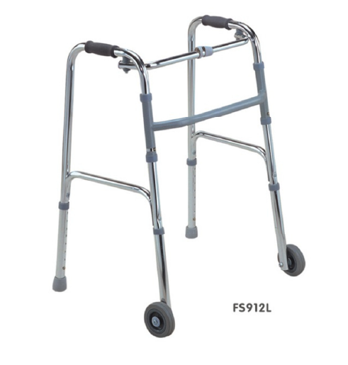 Walking Frame - Rollator Front Wheels Folding