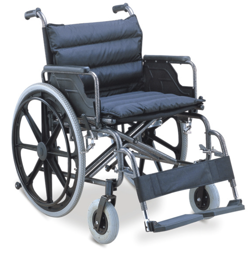 Wheelchair – Steel/Nylon – Extra Wide
