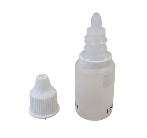 15ml White Plastic Dropper Bottle