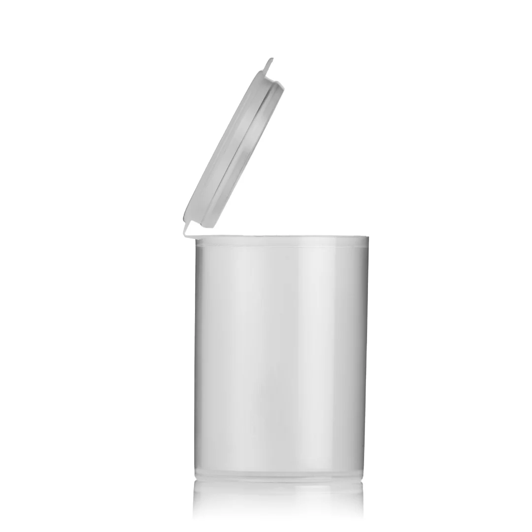Hinged-Top Plastic Vial Packs