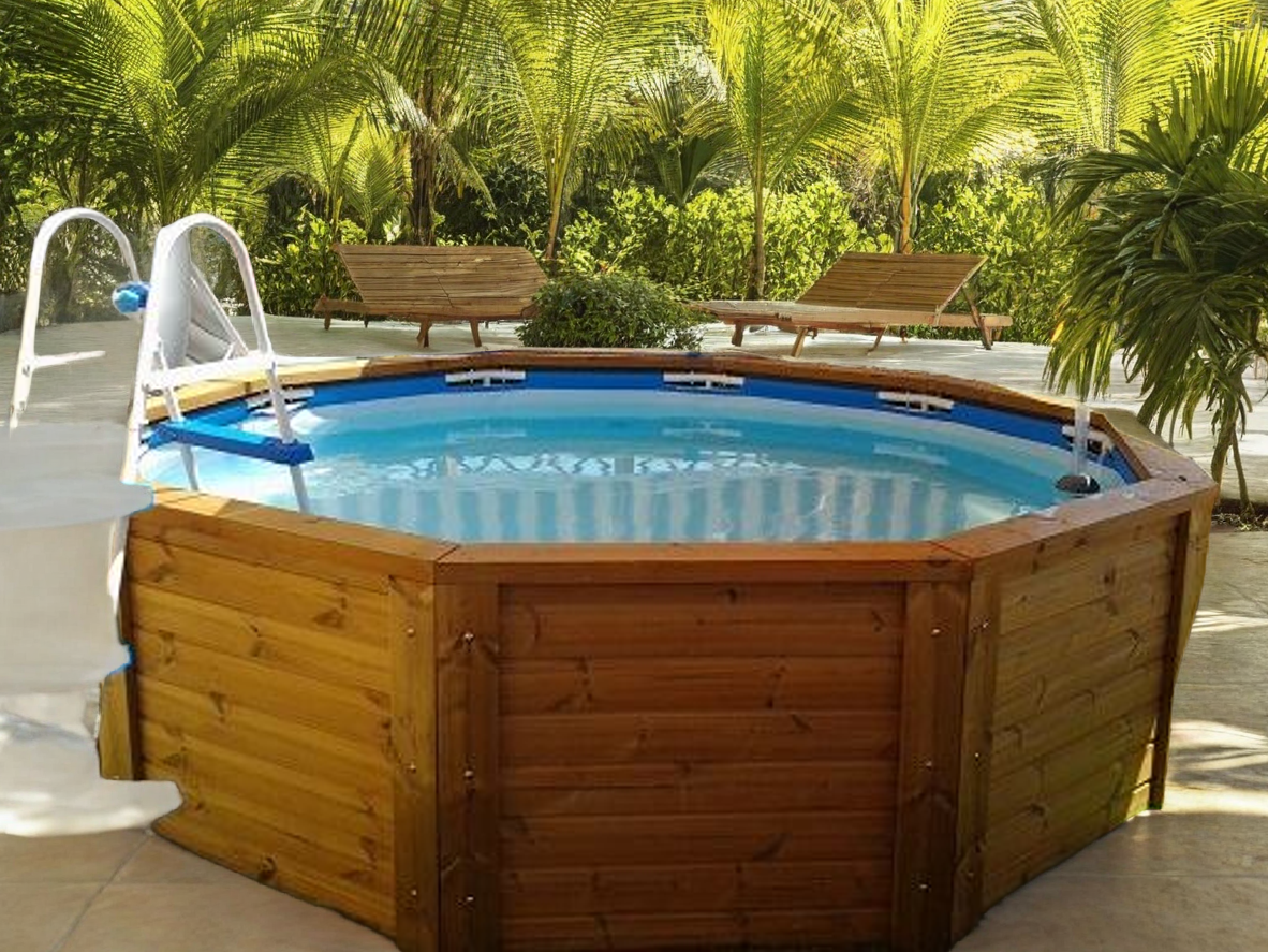 Wood Panel Pool 260 x 60cm