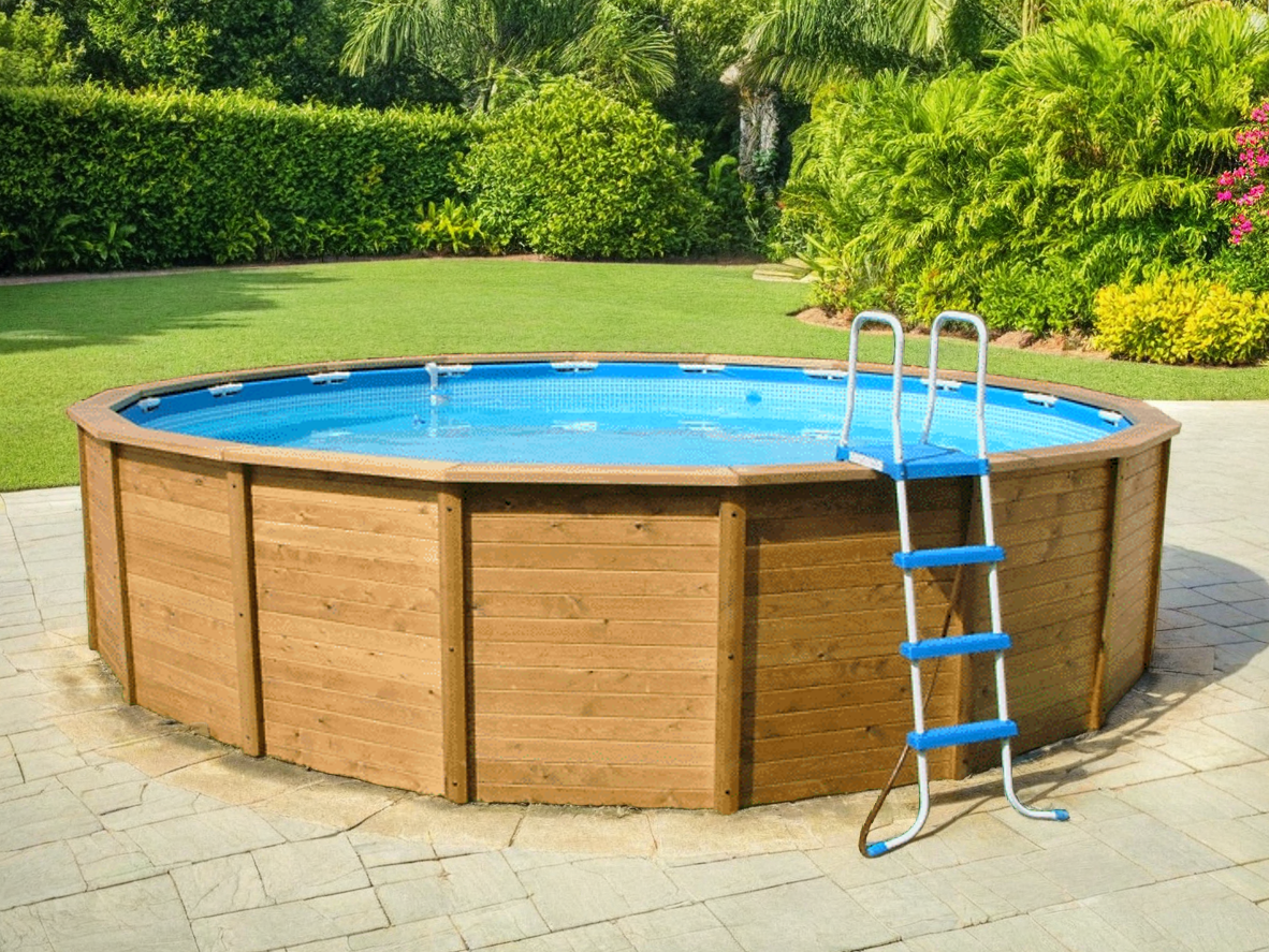 Wood Panel Pool 640 x 135cm