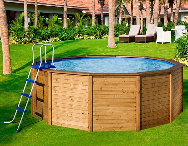 Wood Panel Pool 610 x 125cm